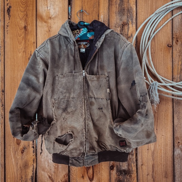 Tough Duck Other - Tough Duck Distressed Work Jacket – Rugged & Worn